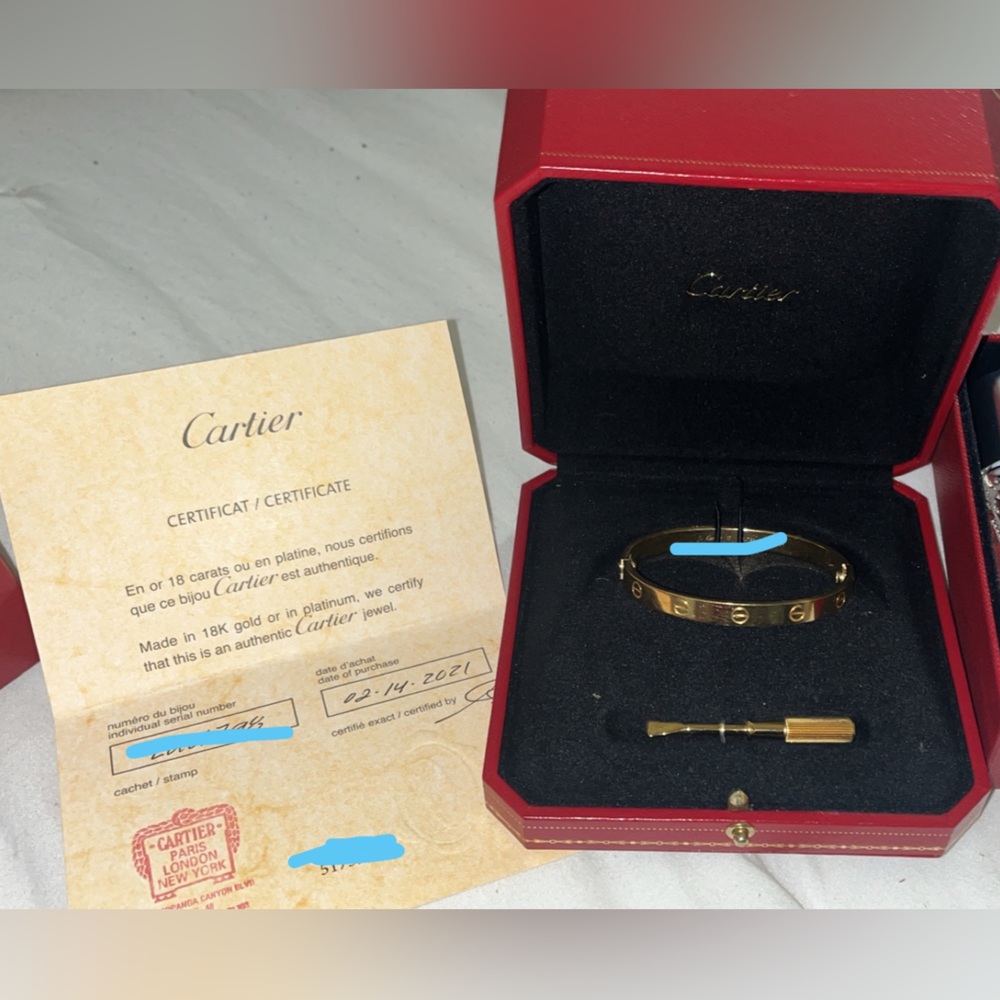 Cartier authentic bracelet